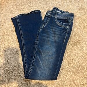 Wallflower Women’s 3, dark wash denim, NWOT, bootcut